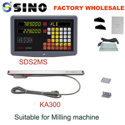 SDS2MS SINO 디지털 판독 시스템 DRO KA300 유리 선형 스케일 IP64