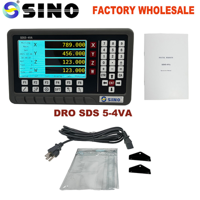 밀링 선반 공작 기계용 SINO SDS 5-4VA를 측정하는 4축 LCD DRO 판독 시스템