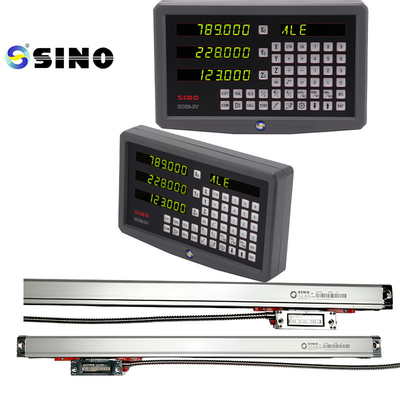 SINO SDS6-3V 디지털 판독 DRO 3 축 1um 유리 선형 스케일 미터 선반 기계