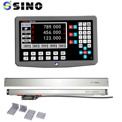 전체 세트 SINO 3 Axis Dro 디지털 판독 금속 케이스 KA-300 라이트 프레싱 머신용 선형 유리 척도