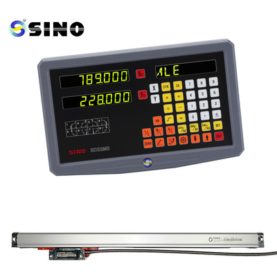 SINO 2 축 디지털 판독 시스템 SDS2MS DRO 톱머신용 유리 선형 척도와 함께 다기능