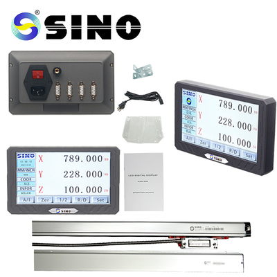 3축 디지털 LCD 판독 디스플레이 SINO SDS200S 선형 광적 인코더