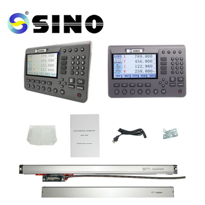 SINO KA600-1900mm 선형 규모 유리 센서 3 축 DRO 디지털 읽기 디스플레이 CNC 프레싱 및 라트