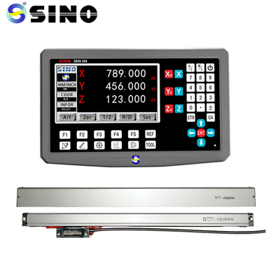 SINO SDS6-3VA 3 축 LCD 디지털 판독 시스템 DRO 디스플레이 선형 규모 유리 센서