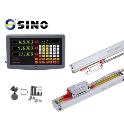 SINO SDS2-3MS 3 축 디지털 판독 시스템 DRO 라트 프레싱 머신용 유리 선형 라인러
