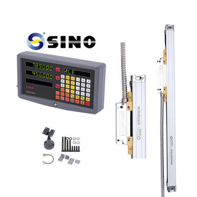 SINO 디지털 판독 SDS 2-3MS 2 축 금속 LCD 풀 프레싱 머신 DRO 0.005mm 해상도 선형 인코더로 실용