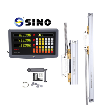 SINO SDS2-3MS DRO 디지털 판독 시스템 3 좌표 숫자 표시를 가진 톱니 및 프레싱 머신