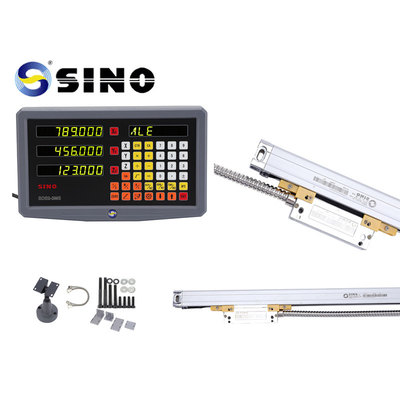 SINO 디지털 판독 SDS 2-3MS 2 축 금속 LCD 풀 프레싱 머신 DRO 0.005mm 해상도 선형 인코더로 실용