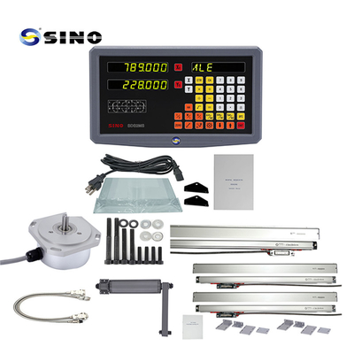 2 축 SDS2MS SINO 라트레 디지털 판독 시스템 AC 100-240V 라트레 밀의 선형 규모와 함께 다기능