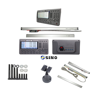 2 축 디지털 판독 DRO SINO SDS200 디지털 판독 240V 회쇄 기계에 대한 선형 인코더 스케일을 가진 금속