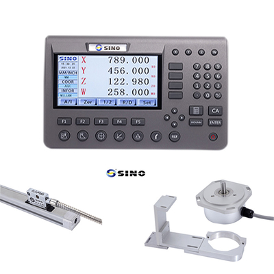 2 축 디지털 판독 DRO SINO SDS200 디지털 판독 240V 회쇄 기계에 대한 선형 인코더 스케일을 가진 금속