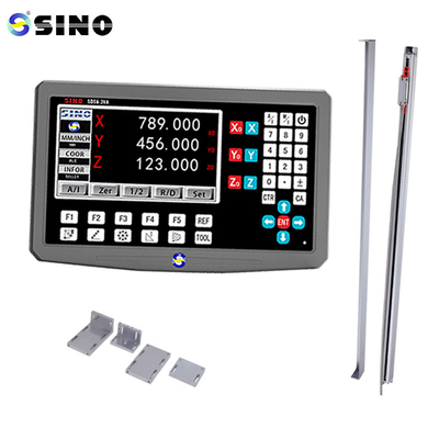 SINO 3 축 DRO 디지털 판독 금속 케이스의 전체 세트 라트 프레싱 머신 KA-300 선형 유리 척도