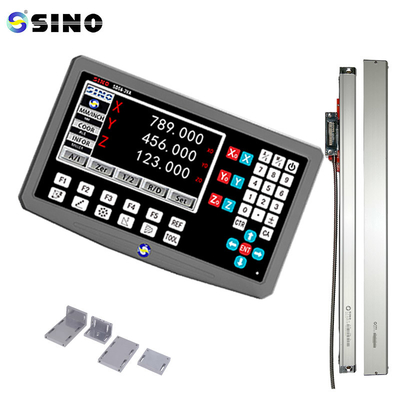 톱니 CNC 굴착 기계 SINO 3 축 디지털 판독 시스템 5um 해상도