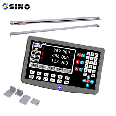 SINO 3 축 DRO 디지털 판독 금속 케이스의 전체 세트 라트 프레싱 머신 KA-300 선형 유리 척도