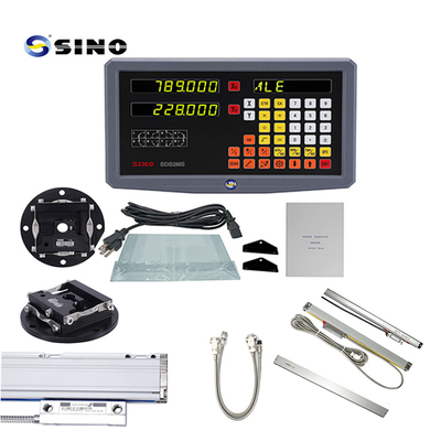 SINO 2 축 톱니 디지털 판독 시스템 SDS2MS AC 100-240V 톱니 및 프레싱 기계에 대한 선형 규모와 함께 다기능