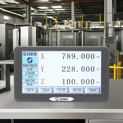 SINO 220V 수평 SDS200S 3 축 밀링 기계의 미지탈 판독