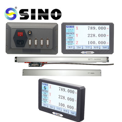 SINO 220V 수평 SDS200S 3 축 밀링 기계의 미지탈 판독