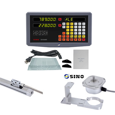 SINO 2축 광학 디스플레이 리드아웃, 선형 엔코더 포함, 길이 70-1020mm, 밀링 머신 선반 보링 머신용