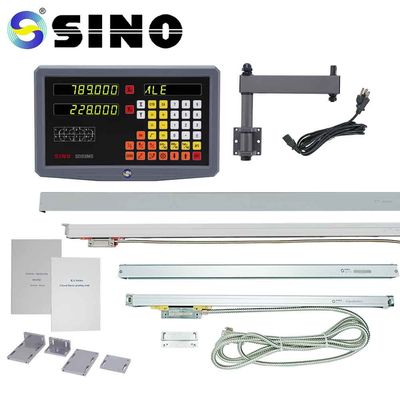 좋은 가격 LED 디스플레이 큰 크기 선반 기계 DRO 측정 장치 2 주축 온라인으로